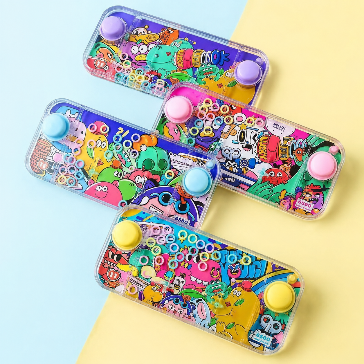 Throwvia SplashBack Graffiti Mix retro water ring game